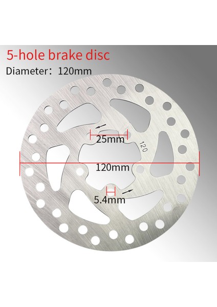 120MM 5d Tarzı Zoom Bisiklet Paslanmaz Çelik Fren Diski mm Mtb Yol Bisikleti Diski Cıvatalar ile Disk Bicak Bicak Bisiklet Parçaları (Yurt Dışından)