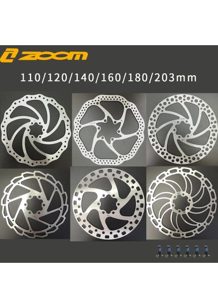 120MM 5d Tarzı Zoom Bisiklet Paslanmaz Çelik Fren Diski mm Mtb Yol Bisikleti Diski Cıvatalar ile Disk Bicak Bicak Bisiklet Parçaları (Yurt Dışından)