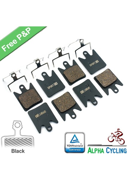 4 Çift, Hope Hope Moto V2 Tech Evo V2 Kaliperler, Sport Ex Class, Reçine Için Bisiklet Disk Fren Pedleri (Yurt Dışından)