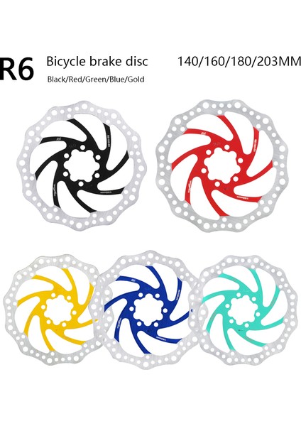 R6 Kırmızı 180MM Stili Hassns R6 Dağ Bisikleti Rotor Fren Diski Mtb Hidrolik Fren Seti Bisiklet Kaliperi Disk Rotor Bisikletçilik Için (Yurt Dışından)