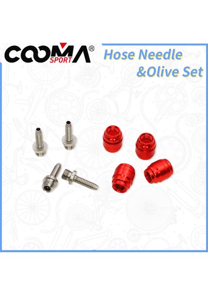 Cıvatalar 4 Adet Stil Sram Db, Level, Guide, G2, Code, Xx Için Hidrolik Fren Zeytinyağı Iğnesi, Hortum Barb Sıkma Bağlantısı Seti (Yurt Dışından)