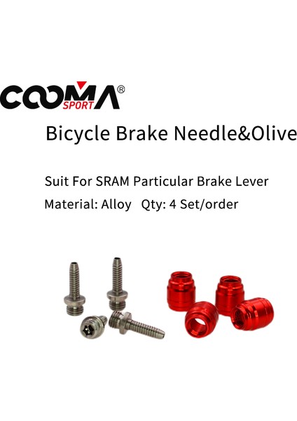 Cıvatalar 4 Adet Stil Sram Db, Level, Guide, G2, Code, Xx Için Hidrolik Fren Zeytinyağı Iğnesi, Hortum Barb Sıkma Bağlantısı Seti (Yurt Dışından)