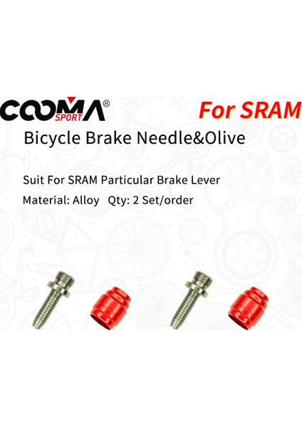 Cıvatalar 4 Adet Stil Sram Db, Level, Guide, G2, Code, Xx Için Hidrolik Fren Zeytinyağı Iğnesi, Hortum Barb Sıkma Bağlantısı Seti (Yurt Dışından)