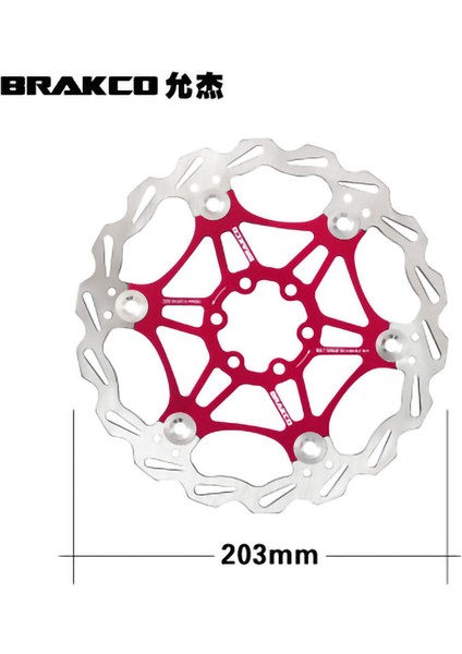 160MM Mavi Tarz Brakco DR-06FA Dağ Bisikleti Yüzen Disk Fren Rotoru Bisiklet Aksesuarları (Yurt Dışından) indirimleri