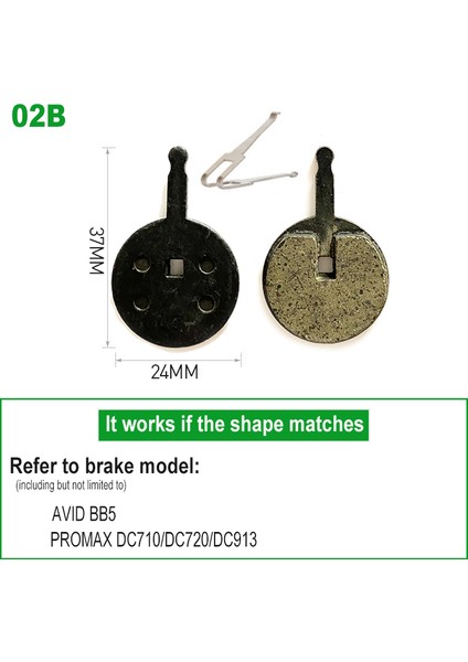 01D Reçine Tarzı 2 Çift Mtb Bisiklet Fren Balata Reçine Hidrolik Disk Fren Pedleri B01S G01S Sram Zoom Avıd Formula Bisiklet Aksesuarları (Yurt Dışından) indirimleri