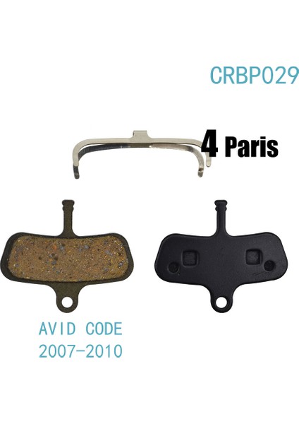 CRBP029 Tarzı Hope Tech X2 Için Eooz 4 Çift Yarı-Metalik Bisiklet Disk Fren Pedalları (Yurt Dışından)