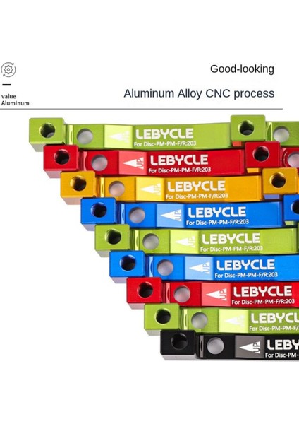 F-R203MM Altın Tarzı Fren Adaptörü Mtb Bisiklet Disk Fren Rotorları Ön Arka Alüminyum Alaşımlı Post Mount Bisiklet Adaptörü Aksesuarı (Yurt Dışından)