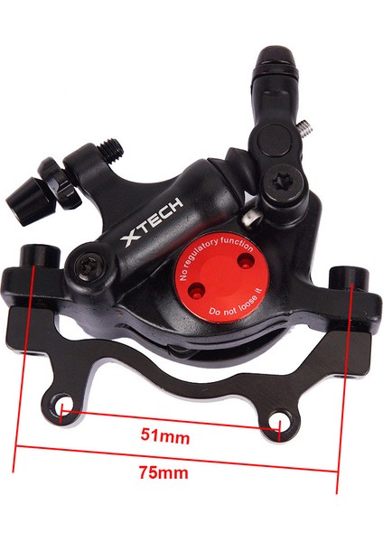 Siyah 1 Çift Tarzı Xtech Mtb Hattı Çekme Yağ Basınçlı Kaliper Hidrolik Disk Fren HB100 Ön Arka T Scooter Bisiklet Parçaları (Yurt Dışından)