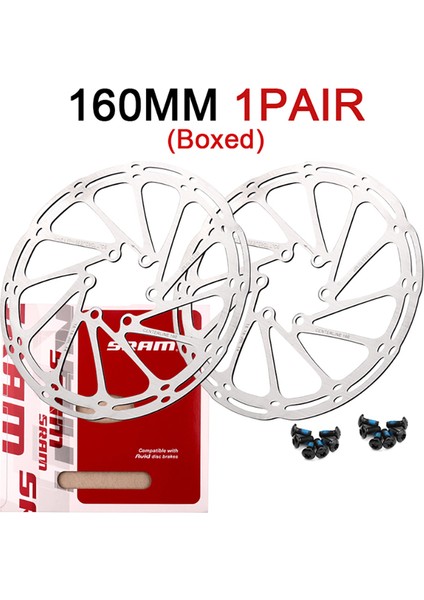 2 Adet 160-160MM Tarzı Sram Centerline Fren Diski Hidrolik Fren Diski Mtb Yol Elektrikli Scooter Parçaları Bisiklet Aksesuarları (Yurt Dışından)