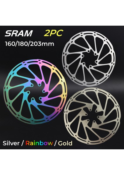 2 Adet 160-160MM Tarzı Sram Centerline Fren Diski Hidrolik Fren Diski Mtb Yol Elektrikli Scooter Parçaları Bisiklet Aksesuarları (Yurt Dışından)