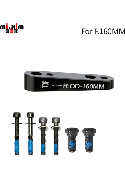 Arka Stil Yol Bisikleti Disk Fren Adaptörü Ön/arka Alüminyum Alaşımlı 140 mm O Rotor Için Tersine Montajlı Doğrusal Montaj Disk Fren Adaptörü (Yurt Dışından)