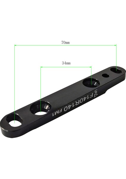 Arka Stil Yol Bisikleti Disk Fren Adaptörü Ön/arka Alüminyum Alaşımlı 140 mm O Rotor Için Tersine Montajlı Doğrusal Montaj Disk Fren Adaptörü (Yurt Dışından)