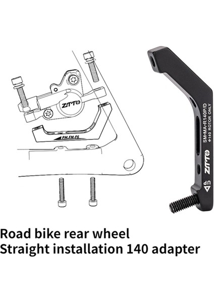 No.2 Tarzı Bisiklet Disk Fren Kaliper Adaptörü Flat Mount'tan Post Mount'a Dönüştürücü Rotora Yol Disk Frenleri Aksesuarları Için (Yurt Dışından)