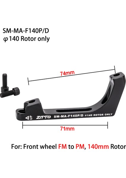 No.2 Tarzı Bisiklet Disk Fren Kaliper Adaptörü Flat Mount'tan Post Mount'a Dönüştürücü Rotora Yol Disk Frenleri Aksesuarları Için (Yurt Dışından)
