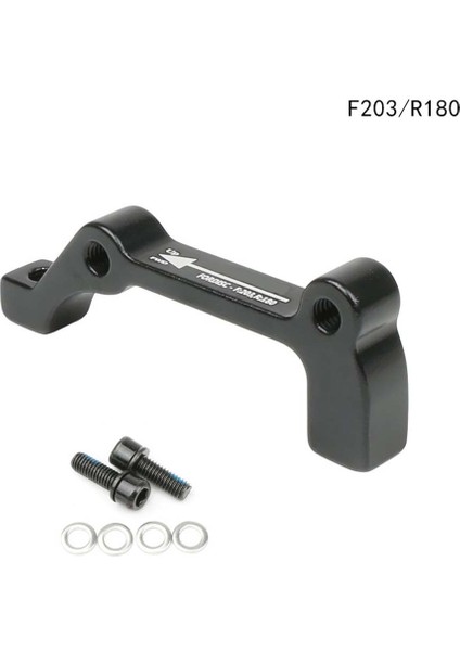 A(F203 R180) Stili Mtb Bisiklet Disk Fren Rotorları Ön Arka Is Kaliper Adaptörü Alüminyum Alaşımlı Gönderi Montaj Bisiklet Aksesuarları Adaptörü (Yurt Dışından)