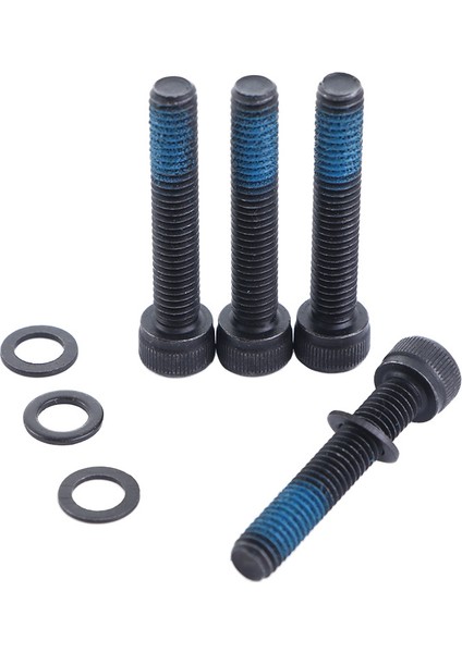 M6 35 Tarzı 4 Adet Bisiklet M6 Disk Fren Adaptörü Çelik Vidalar Bisiklet Parçaları M6*18M6*35MM Fren Kaliperi Montaj Civatası Mtb Yol Bisikleti Aksesuarları (Yurt Dışından)