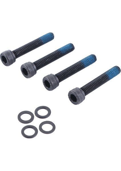 M6 35 Tarzı 4 Adet Bisiklet M6 Disk Fren Adaptörü Çelik Vidalar Bisiklet Parçaları M6*18M6*35MM Fren Kaliperi Montaj Civatası Mtb Yol Bisikleti Aksesuarları (Yurt Dışından)