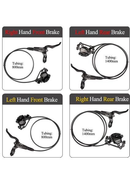 160 mm Sol Ön Stil Nutt Mtb Bisiklet Yağı Hidrolik Isı Dağıtımı Disk Fren Pedalı G3 Disk Rotor Ön Arka Kaliper Scooter Bisiklet Parçaları (Yurt Dışından)