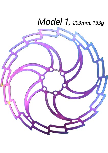 203 Yağlı M1 Stili Iııpro Bisiklet Disk Fren Yağı Kaplamalı Paslanmaz Çelik Mtb Yol Bisikleti Gökkuşağı Hafif 6 Cıvatalı G3 Merkez Hattı Rotor (Yurt Dışından)