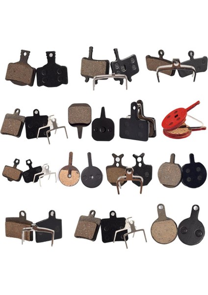 No.6 Stili 1 Çift Bisiklet Fren Pedleri Reçine Yarı Metal Sürtünme Direnci Bisiklet Disk Fren Bisiklet Reçine Disk Freni Sürüş Aksesuarları (Yurt Dışından) fiyatları