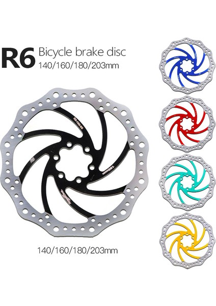 R6 140 Altın Tarzı Mtb Rotor Hidrolik Disk Fren Bisikleti Için Disk Fren Dağ Bisikleti Freio Hidraulico (Yurt Dışından)