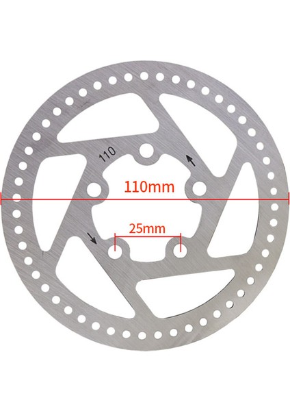 Disk Pedleri 110MM Tarzı Zoom Elektrikli Scooter Freni Alüminyum Alaşımlı Sağ Scooter Disk Fren Kolu Fren Hattı Tüpü Güç Kapama Fren Kolu Mtb Yol Bisikleti (Yurt Dışından)
