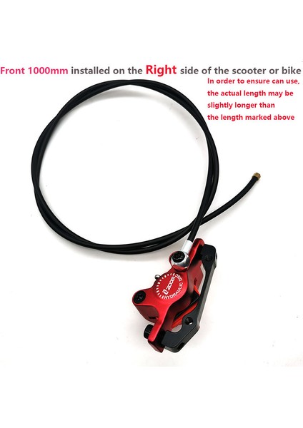 SET22 Tarzı Sıfır Kaabo Kugoo E-Bisikleti Için Zoom Bike Elektrikli Scooter Güç Kapalı Kontrol Yağ Hidrolik Disk Fren Kaliperi (Yurt Dışından)
