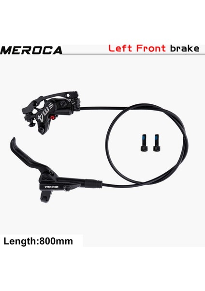 Sol Ön Stil Dağ Bisikleti Disk Fren Seti Tons Mtb Hidrolik Frenler 4 Piston Yağ Basınçlı Kaliperler Am Enduro E4 Zee (Yurt Dışından)