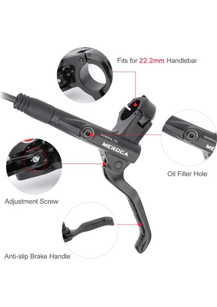 Sol Ön Stil Dağ Bisikleti Disk Fren Seti Tons Mtb Hidrolik Frenler 4 Piston Yağ Basınçlı Kaliperler Am Enduro E4 Zee (Yurt Dışından) indirimleri