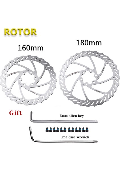 180 mm Sol Ön Stil Bisiklet Ön Arka Fren Kolu Kırmızı Hidrolik Yağ Disk Fren Fren Kolu Somun Rotor Scooter Dagı Bısıklet Için (Yurt Dışından)