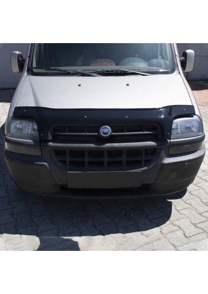 Fiat Doblo 2000-2005 Arası Kaput Rüzgarlığı Maskesi Kalın Parlak Siyah