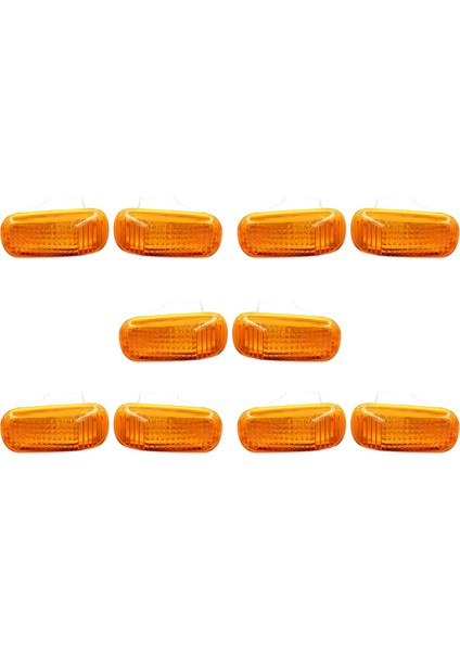 5x Yan Dönüş Sinyal Işığı Ön Işaret Lambası City Stream Odyssey -V Fıt Jazz 2002-2014 Sarı (Yurt Dışından)