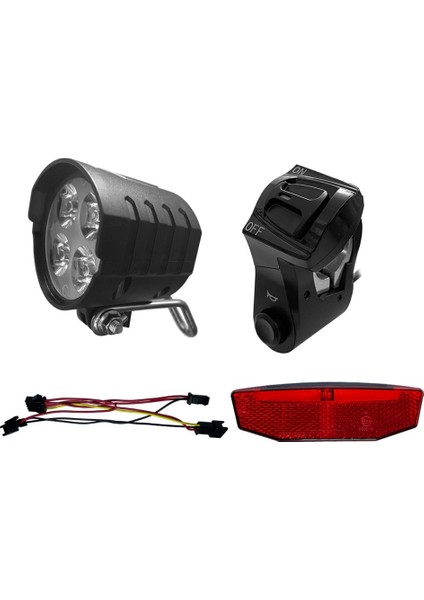 Ebike Anahtarı DK240 QD168 Ön Işık DR001 Arka Lambası Uyarı Işığı Dönüş Sinyali Korna Ebike Aksesuarları (Yurt Dışından)