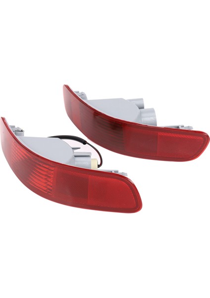 1 Çift Arka Lh + Rh Tampon Kuyruk Sis Lambası Lambası Kapağı Saptırıcı Arka Sis Lambası 6340F7 8355A004 (Yurt Dışından)