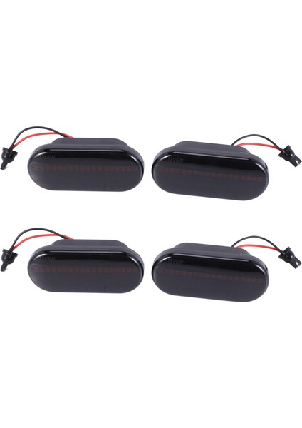 2x Araba Dinamik Su Işık LED Foliate Dönüş Sinyali Golf 3 4 3bg Sb6 Siyah (Yurt Dışından)