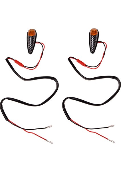 Bir Çift 5W LED Işıklar Dönüş Sinyali Ampul Lamba Işığı Dc 12V Motosikletler (Yurt Dışından)