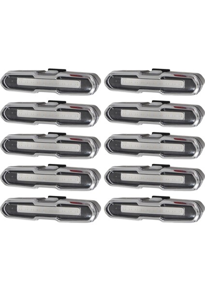 10X Bisiklet Kuyruk Işığı Ultra Bisiklet Işık USB Şarj Edilebilir LED Bisiklet Arka Işık 5 Işık Modu Farlar (Yurt Dışından)