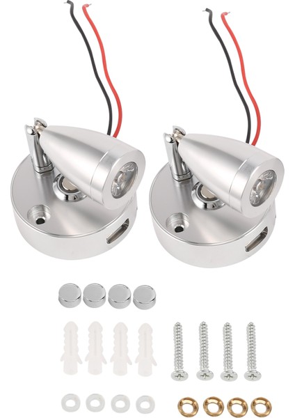 Rv LED Spot Okuma Lambaları, Karavan, Tekne, Karavan Sıcaklığı Için USB Arayüzlü 12V Iç Spot Işığı Kontak Anahtarı (Yurt Dışından)