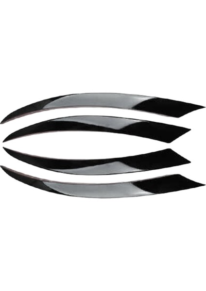 Adet Ön Tampon Sis Farları Izgarası Trim Şeritleri Dudak Splitter Spoiler C Sınıfı Için W205 2015-2019 C180 C200 (Yurt Dışından)