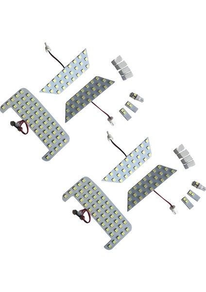 2x Araba Beyaz LED Iç Yükseltme Işık Lambası Ampul Kiti 2019 2020 Için (Yurt Dışından)