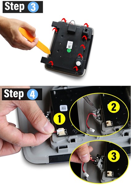 2021 2022 Için Araba LED Oda Lambası Okuma Işığı Dekoratif Işık Harita Işığı Rhd Japonya Sürümü (Yurt Dışından)
