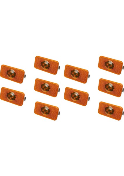 10 Adet 24V Araba Kamyon LED Yan Işaretleyici Gösterge Işığı Lambası 4 LED Kamyonlar Için Fm/ (Yurt Dışından)