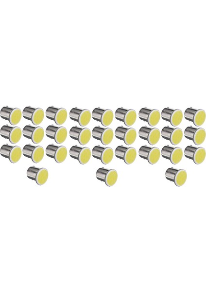 30 Adet Beyaz 1156 BA15S P21W LED Araba LED 1156 Lamba Cob 12 Smd 12 V Gerilim (Yurt Dışından)