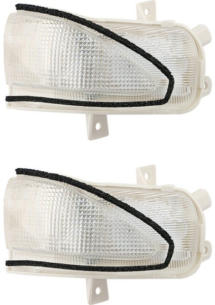2x Dış Dikiz Yan Ayna Dönüş Sinyali Gösterge Işığı Tekrarlayıcı Fıt Jazz 09-14 34350-TG5-H01 (Sol) (Yurt Dışından)