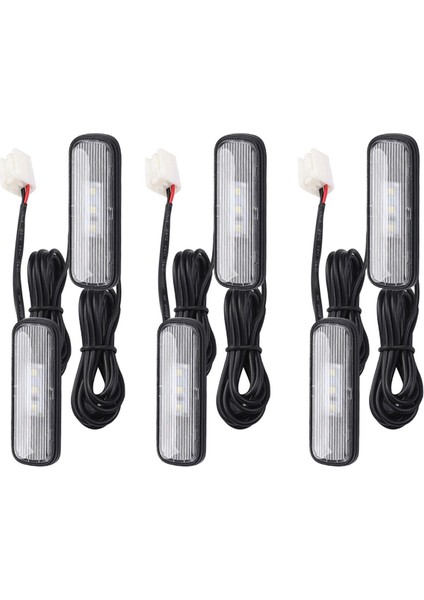 Adet Araba Işık LED Iç Atmosfer Işığı Dekorasyon Lambası Ortam Ayak Işığı 10TH 2018-2020 Mavi (Yurt Dışından)