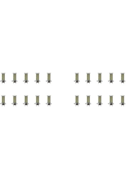 20 Beyaz H7 12V 102 Smd LED Araba Farı Ampul Işık Lambası (Yurt Dışından)