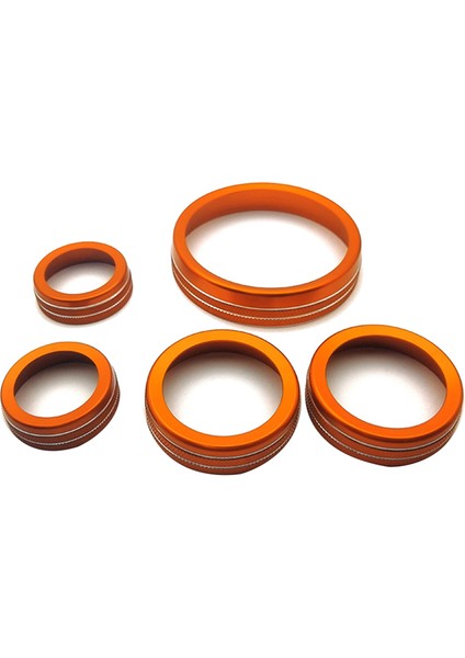 Klima Far Anahtarı Düğmesi 4WD Tekerlek Tahrikli Römork Vites Anahtarı Düğmesi Kapağı 21-22 5 Adet Turuncu (Yurt Dışından)