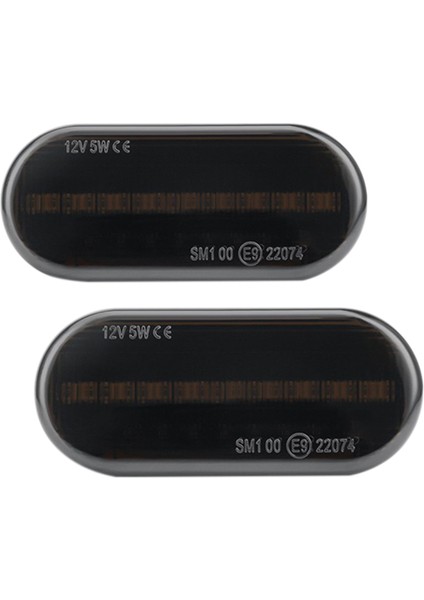 Focus Mk2 Için 2 Adet Amber LED Yan Işaretleyici Dönüş Sinyali Işıkları Koltuk Için (Siyah) (Yurt Dışından)