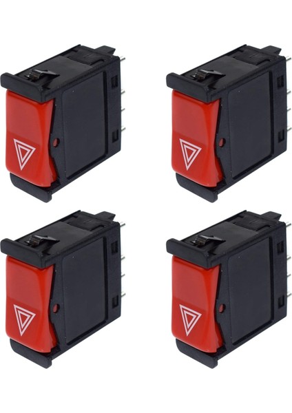 4x Uyarı Acil Durum Tehlike Işığı Flaşör Anahtarı 1248200110 W124 W201 W202 500E 300CE 400E 190E 300D (Yurt Dışından)