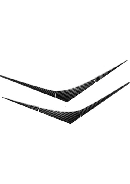 Arka Kuyruk Lambası Kaş Kapağı Trim Arka Fren Lambası Şeritleri Trim Dış Tasarım (Yurt Dışından)